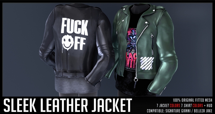 HEVO - Sleek Leather Jacket FATPACK B.