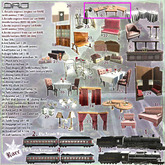 6 -DRD- AE - Train Car - Low Table Set 1