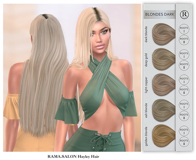 RAMA.SALON - Hayley Hair 'BLONDES DARK'