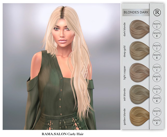 RAMA.SALON - Carly Hair 'BLONDES DARK'