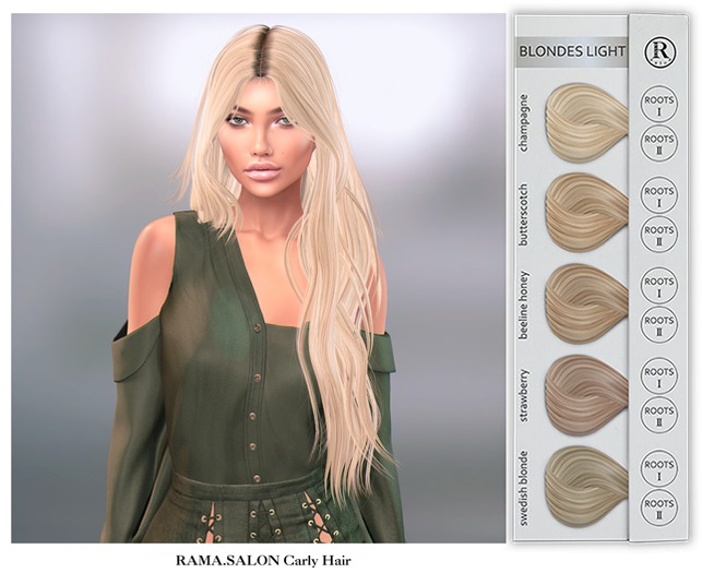 RAMA.SALON - Carly Hair 'BLONDES LIGHT'