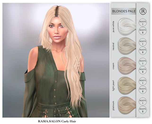 RAMA.SALON - Carly Hair 'BLONDES PALE'