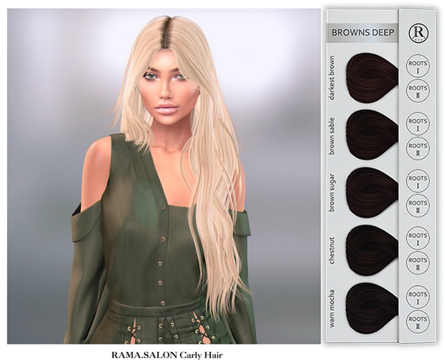 RAMA.SALON - Carly Hair 'BROWNS DEEP'