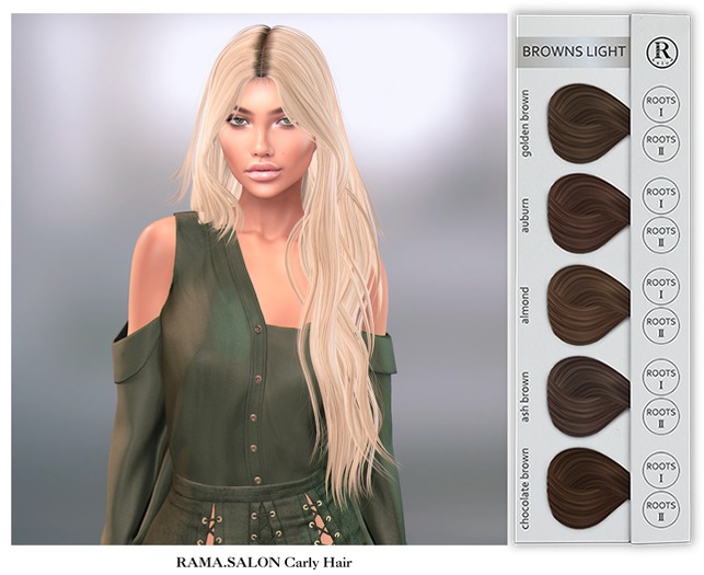 RAMA.SALON - Carly Hair 'BROWNS LIGHT'
