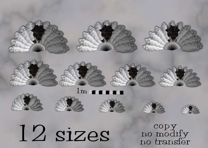 Free Demo of the Animated Resizable Ostrich Feather Fan