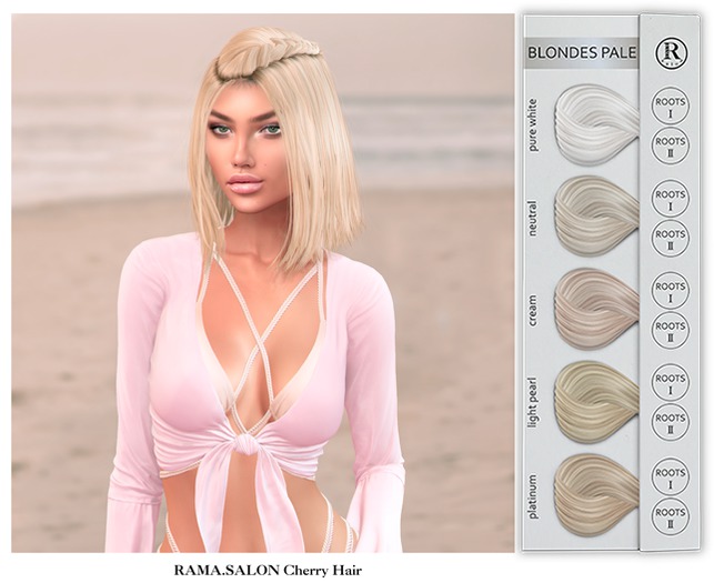 RAMA.SALON - Cherry Hair 'BLONDES PALE'