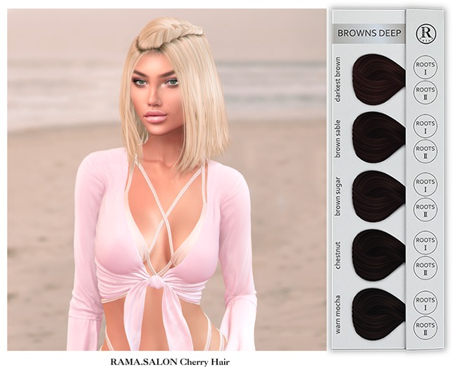 RAMA.SALON - Cherry Hair 'BROWNS DEEP'