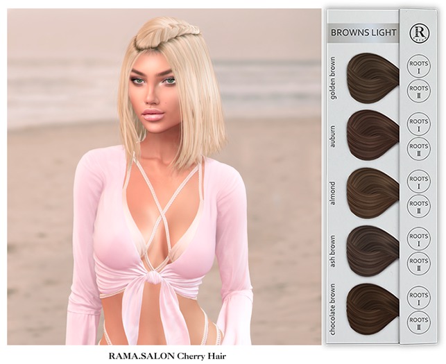 RAMA.SALON - Cherry Hair 'BROWNS LIGHT'