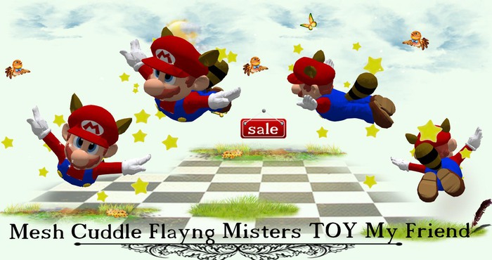 Mesh Cuddle Flayng Misters TOY My Friend (M&C)