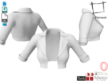 WC450 Elbow Length Rolled Sleeves Cropped Jacket DevKit