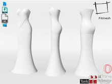 Dae Obj FBX Strapless Wrap Front Floor Length Mermaid Skirt Dress Maitreya, Ocacin, Slink, Belleza