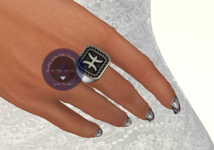 ^^Swallow^^ Zodiac Ring Pisces
