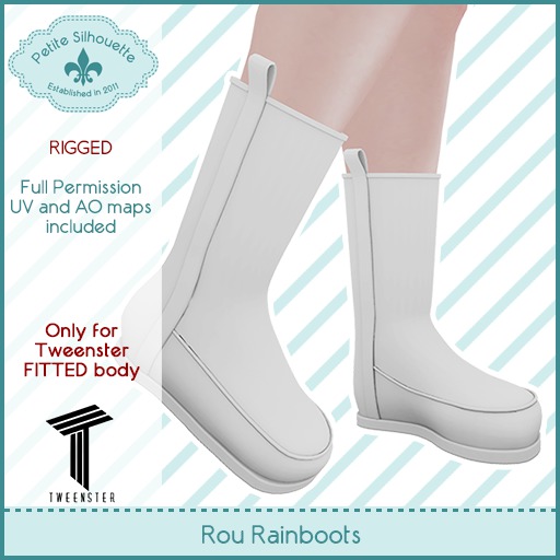 [PS] Full Perm Mesh - Rou Rainboots
