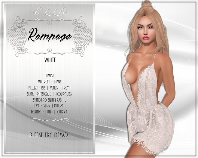 -E L L E- Rampage White