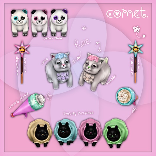 comet. + harajuku cat + RARE