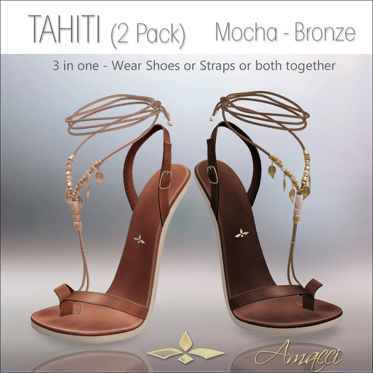 Amacci Shoes - Tahiti - Mocha/Bronze