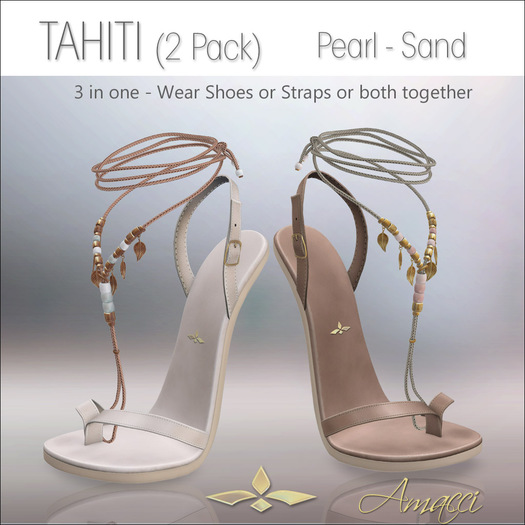Amacci Shoes - Tahiti - Pearl/Sand