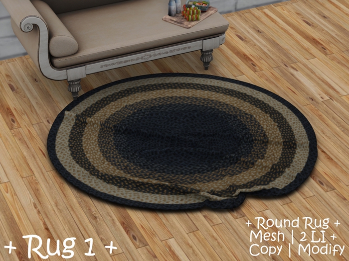 || When I'm Bored || Round Mesh Rug || Rug 1 || 2 LI 