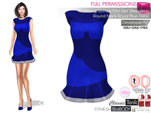  Dae, Obj, FBX For Flaring Bottom Mini Skirt Sleeveless Round Neck Slink, Maitreya