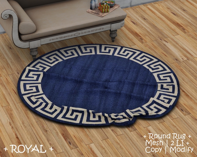 WIB - Round Mesh Rug - Royal