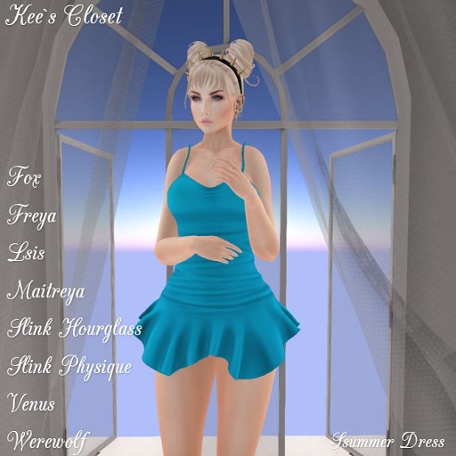 Summer Dress Light Blue