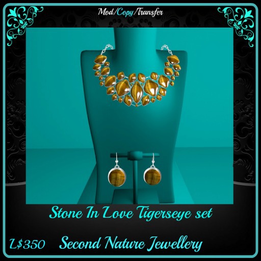 Stone In Love Tigerseye set