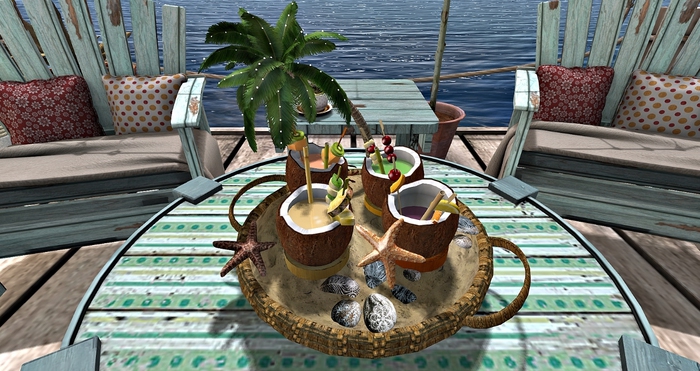 CJ Tray Tropical Cocktails Box