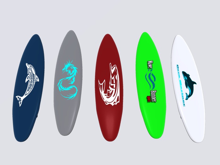 Mesh Surfboard pack (20 colors)