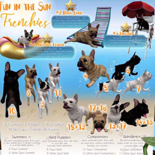 JIAN Fun Frenchies 6. Brindle Swimmer