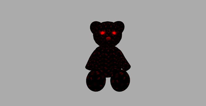 ~IO~ Animated Teddy Beheaded Bear Rare