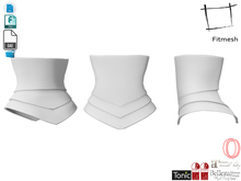 Dae Obj FBX Women's Torso Armour Maitreya, Ocacin, Slink, Belleza, Tonic, Voluptuous