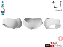 Dae Obj FBX Women's V Cut Side Micro Shorts For Maitreya, Slink Hourglass, Belleza