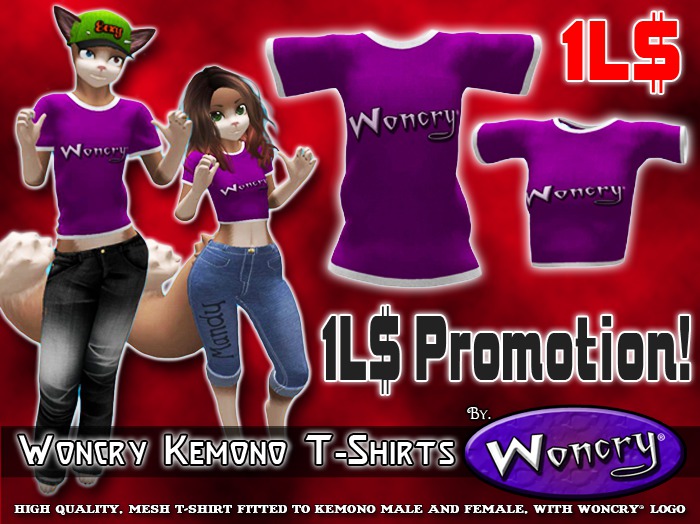 WONCRY Gift T-Kemono M
