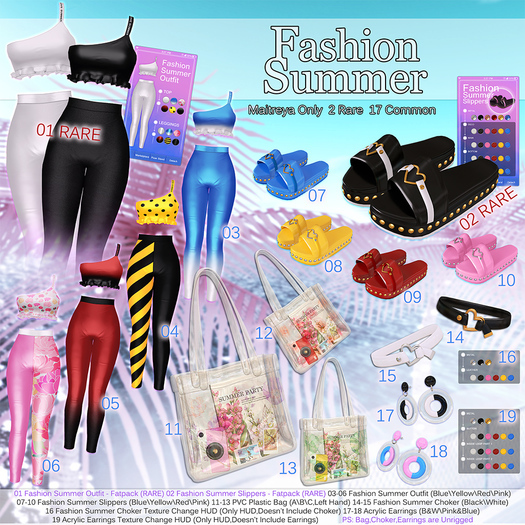 *01 [VO.Z] Fashion Summer Outfit - Fatpack (RARE)