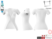 Dae Obj FBX Women's Single Buttoned Open Front Shirt for Maitreya, Ocacin, Slink, Belleza