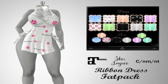 *SS* Ribbon Dress (FATPACK)
