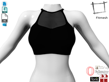 Dae Obj FBX Women's Transparent Chest Halter Neck Sports Top Maitreya, Ocacin, Slink, Belleza