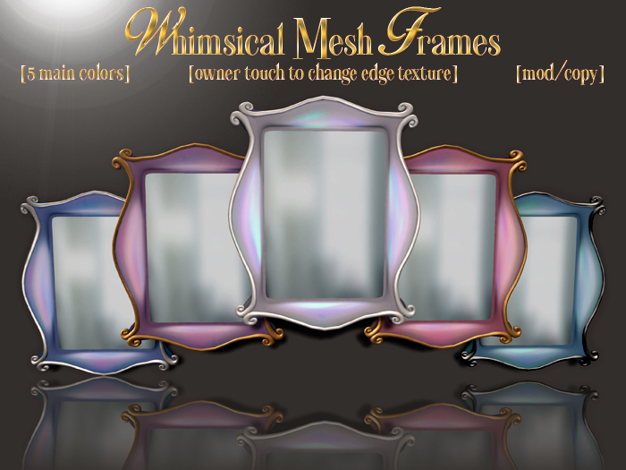 Whimsical Mesh Frames - Pack #1
