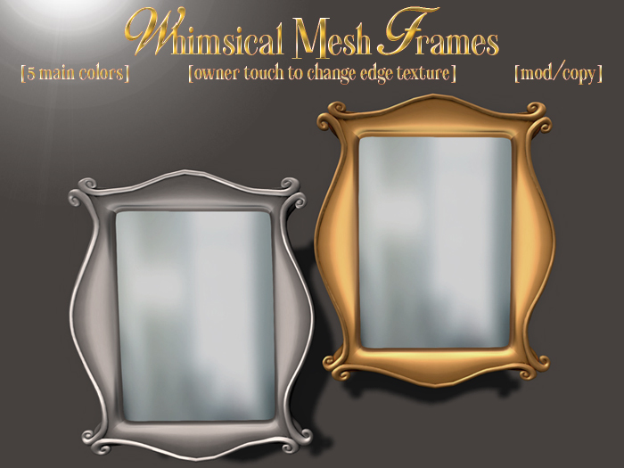 Whimsical Mesh Frames - Pack #3