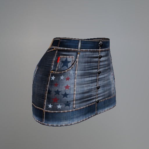 Patriotic Stars Maitreya Miniskirt
