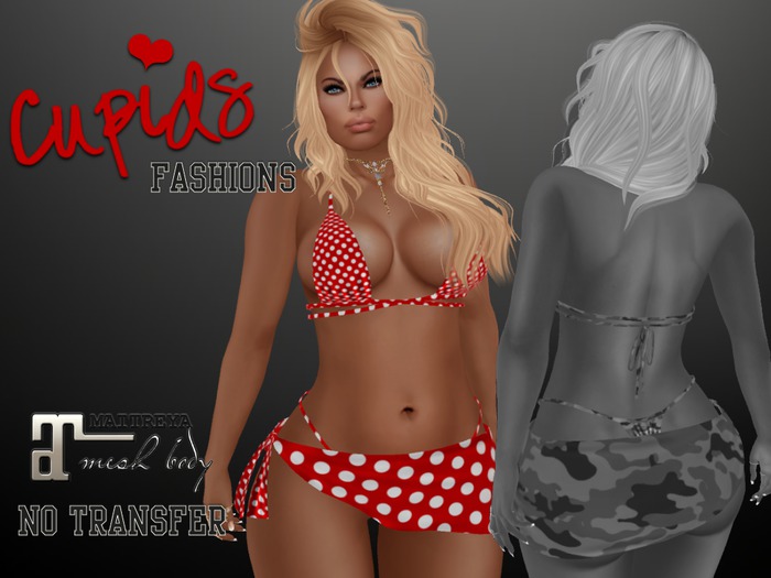 *CF* RED POLKADOT BIKINI MAITREYA