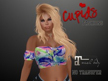 *CF* Off Shoulder Halter MAITREYA Hippy Splash