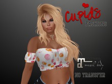 *CF* Off Shoulder Halter MAITREYA Orange Splash