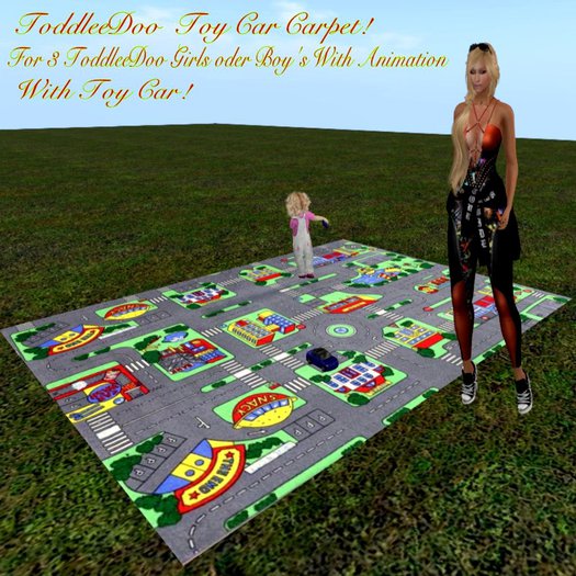 Toy Car Carpet! With ToddleeDoo