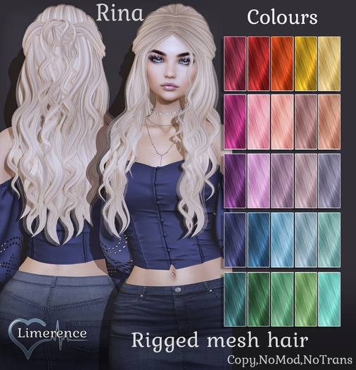 {Limerence} Rina hair-Colours