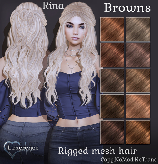 {Limerence} Rina hair-Browns