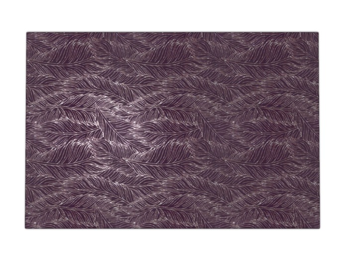 Pomegranate - Gilded Feathers Rug - Lilac