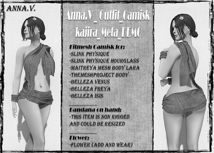 Anna.V _ Outfit_Camisk kajira_Meta_DEMO