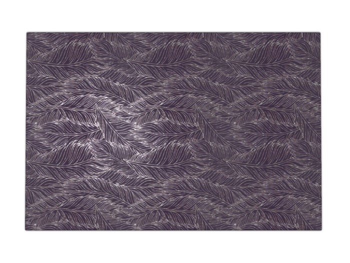 Pomegranate - Gilded Feathers Rug - Heather