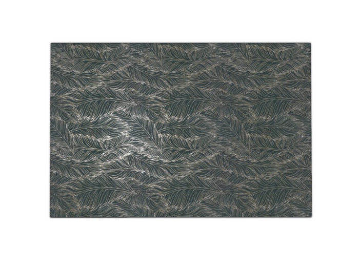 Pomegranate - Gilded Feathers Rug - Blue Sage